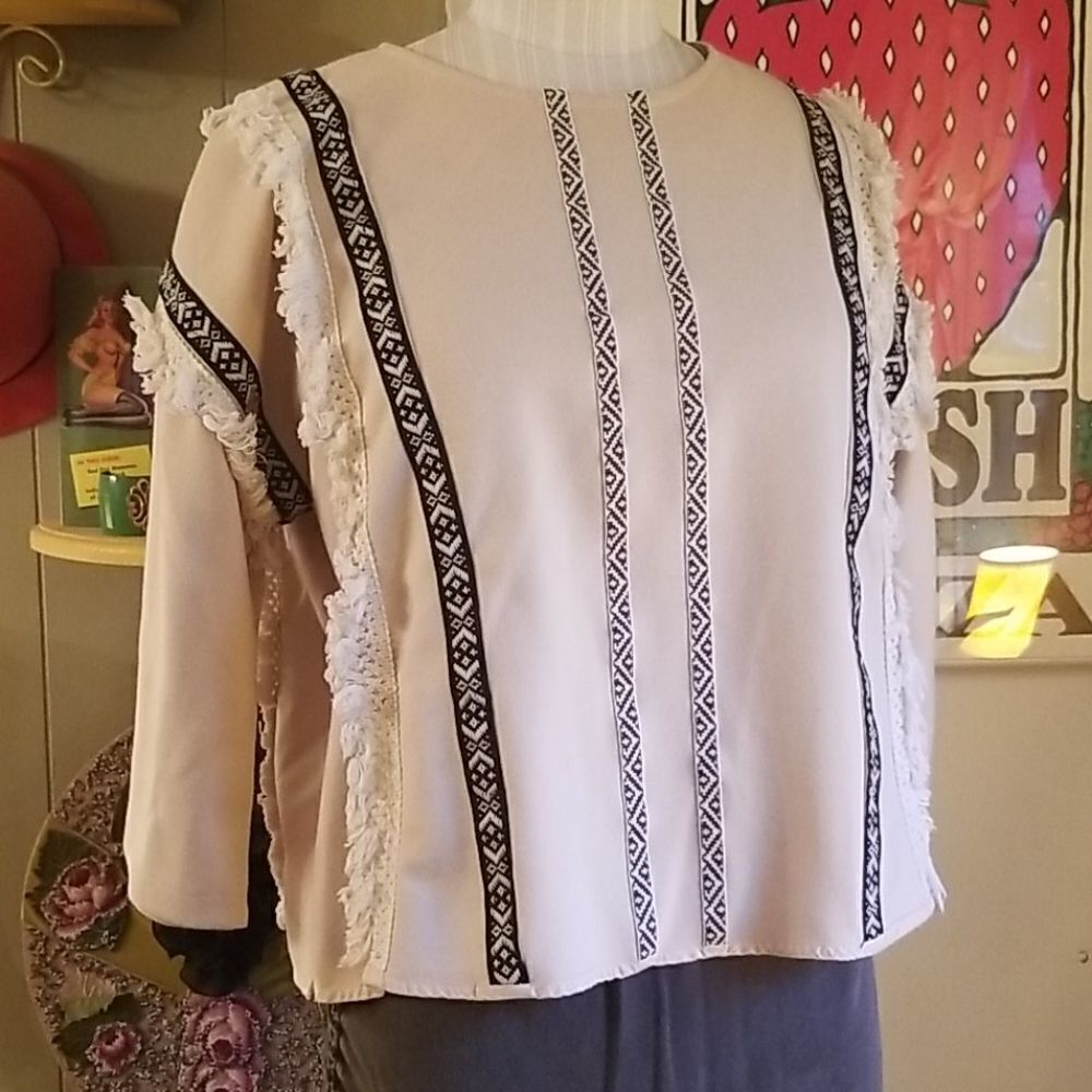 Hayden Los Angeles Top with Aztec Accents